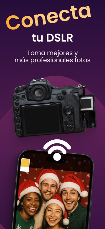 Conexión de una cámara Sony o Canon a BoothLab para la estación de fotos